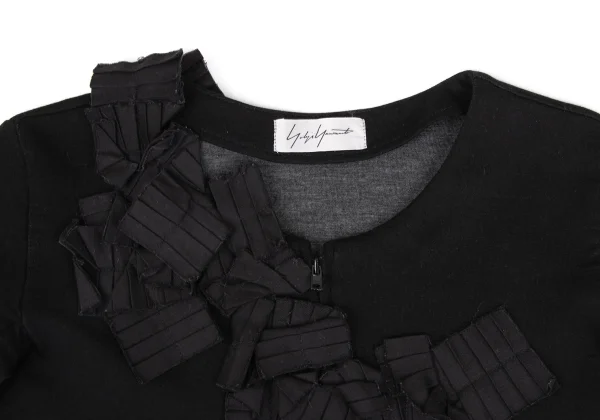 Yohji Yamamoto FEMME Pleats Pasted Zip Blouson K-172570_005