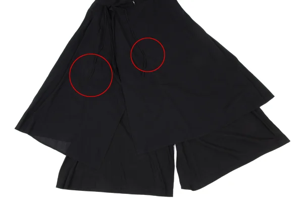 Yohji Yamamoto NOIR Switching Wrap Design Wide Pants K-172571_008