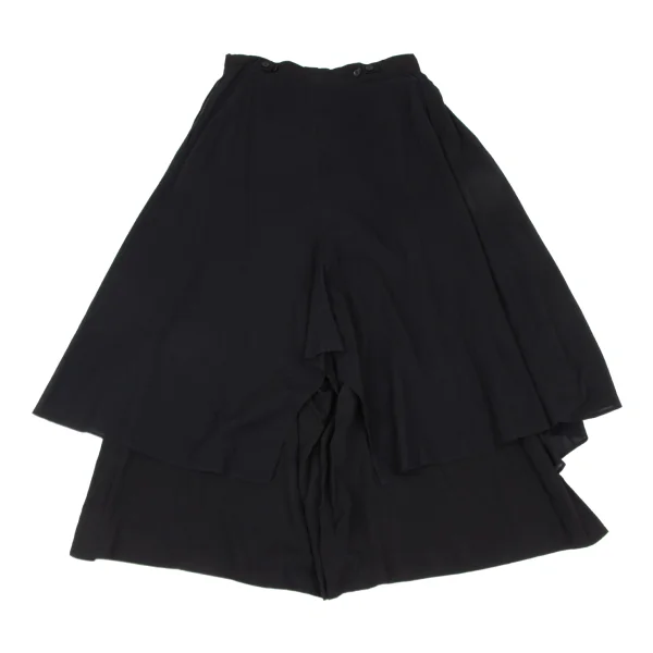 Yohji Yamamoto NOIR Switching Wrap Design Wide Pants K-172571_012