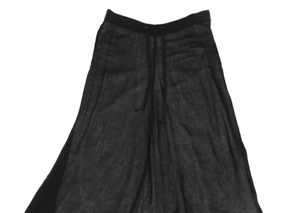 Y's Ribbed Waist Switching Layered Skirt K-172575_003