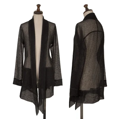 VIVIENNETAM Poly Low Gauge Knit Buttonless Jacket