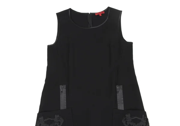 VIVIENNETAM Patch Embellished Sleeveless Dress  K-172577_003