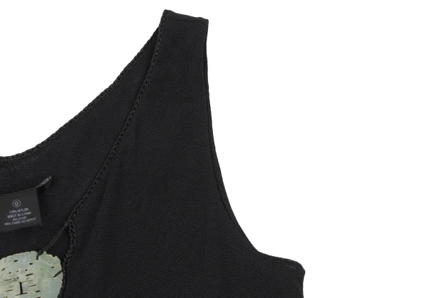 VIVIENNETAM Embellished Sleeveless Mesh Top K-172578_007