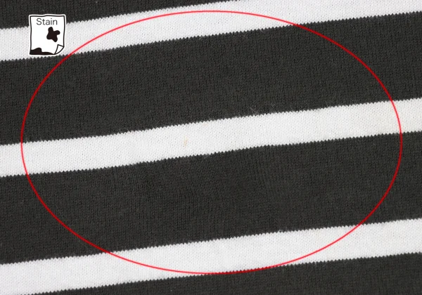 COMME des GARCONS HOMME Drawstring Hem Striped T-shirt K-172579_006