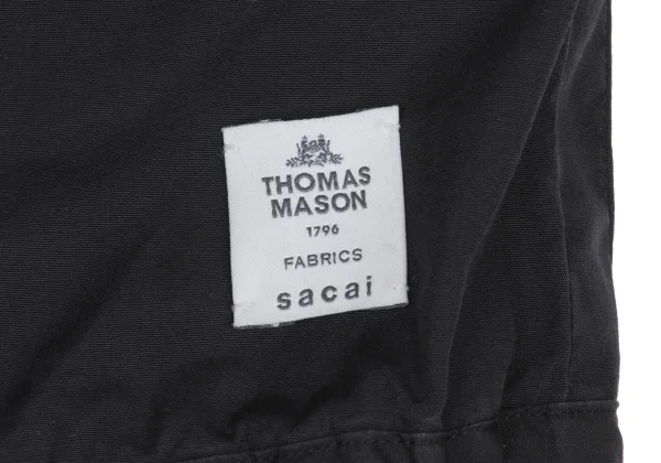 sacai Thomas Mason Cotton Zip-Design Shirt K-172583_009