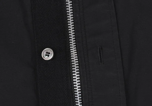 sacai Thomas Mason Cotton Zip-Design Shirt K-172583_010