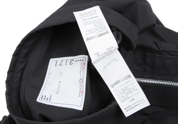 sacai Thomas Mason Cotton Zip-Design Shirt K-172583_020