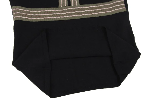 VIVIENNETAM Rayon Blend Skipper Neck Knit Top K-172587_008