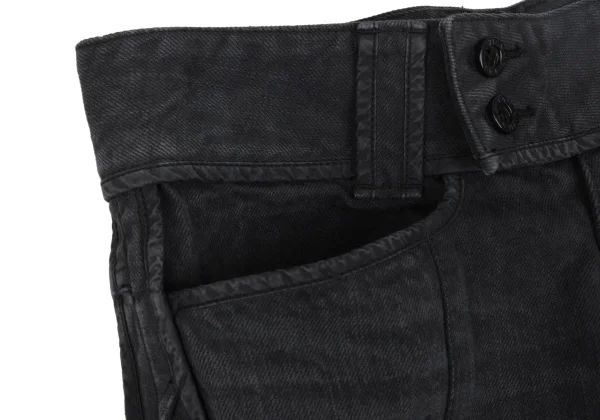 VIVIENNETAM Hem Cutting Piping Design Cropped Jeans K-172588_004