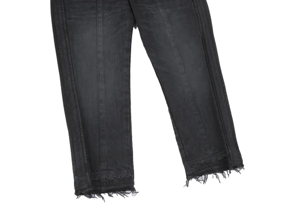 VIVIENNETAM Hem Cutting Piping Design Cropped Jeans K-172588_006
