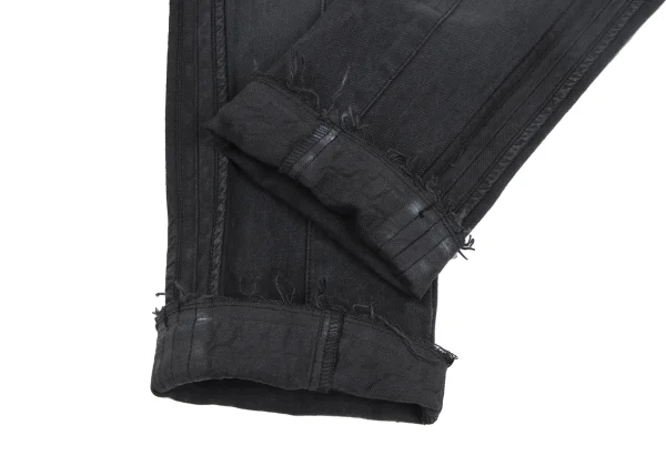 VIVIENNETAM Hem Cutting Piping Design Cropped Jeans K-172588_009