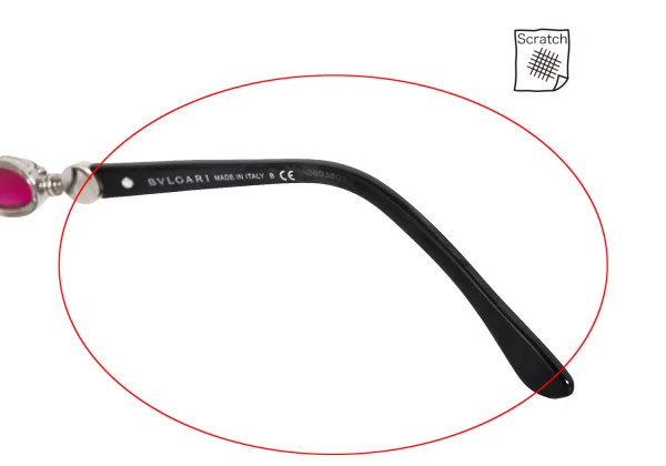 BVLGARI Stone Decoration Prescription Glasses K-172593_008