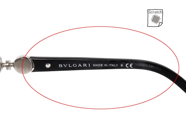BVLGARI Stone Decoration Prescription Glasses K-172593_010