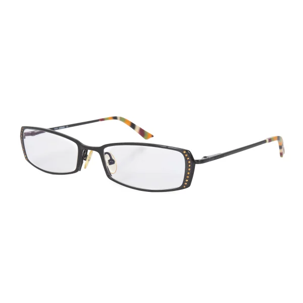 MISSONI Rhinestone Frame Eyeglasses Black 51 17 130 K-172599_001