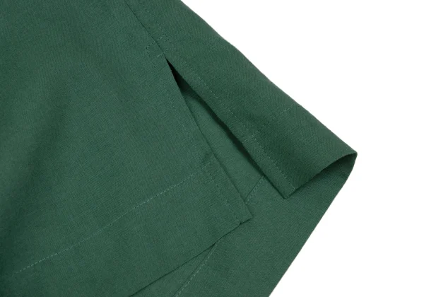HOMME PLISSE ISSEY MIYAKE Poly Linen Drape Neck Shirt K-172606_014