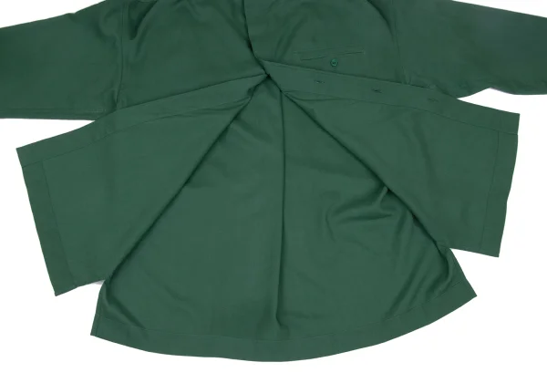 HOMME PLISSE ISSEY MIYAKE Poly Linen Drape Neck Shirt K-172606_016