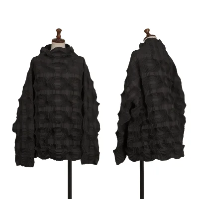 A-POC ABLE ISSEY MIYAKE 3D Stretch Steam Pleated High-Neck Top