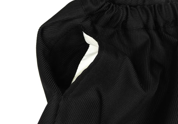 COMME des GARCONS Poly 4 Holes Wide Pants K-172610_003