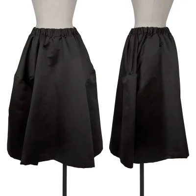 COMME des GARCONS Poly Satin Sleeves Design Skirt