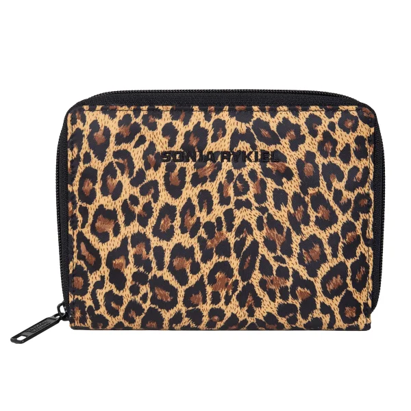 SONIA RYKIEL Leopard Printed Wallet Pouch Beige  K-172613_001