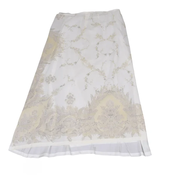 DRIES VAN NOTEN Rayon Floral Wrap Skirt K-172615_002