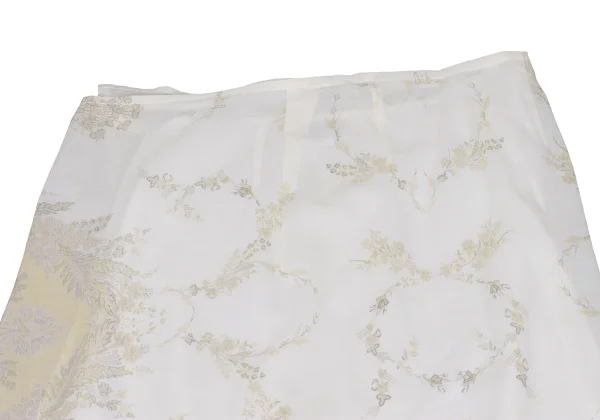 DRIES VAN NOTEN Rayon Floral Wrap Skirt K-172615_004