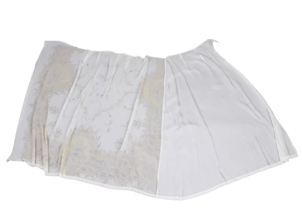 DRIES VAN NOTEN Rayon Floral Wrap Skirt K-172615_008