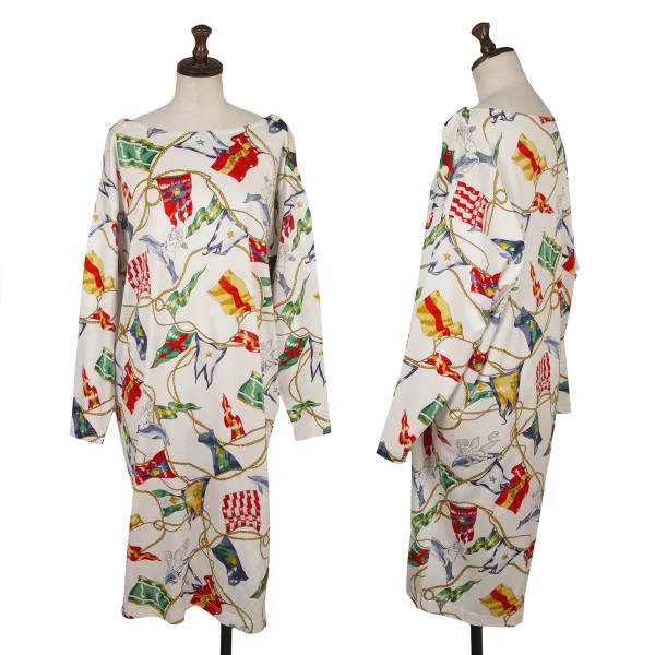 HERMES Multi National Flag Print Tunic Multi-Color M K-172616_001