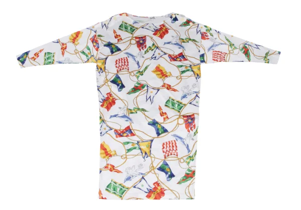 HERMES Multi National Flag Print Tunic K-172616_002