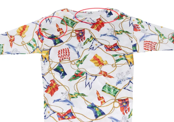 HERMES Multi National Flag Print Tunic K-172616_003