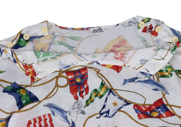 HERMES Multi National Flag Print Tunic K-172616_007