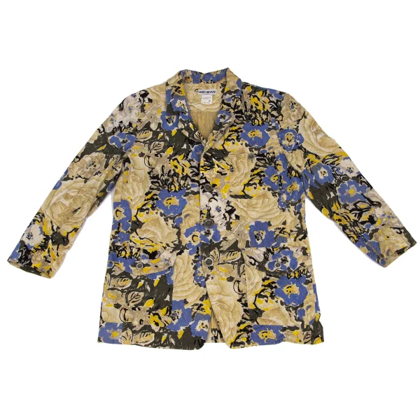 ISSEY MIYAKE Botanical Print Brushed Jacket K-172617_002