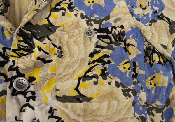 ISSEY MIYAKE Botanical Print Brushed Jacket K-172617_005