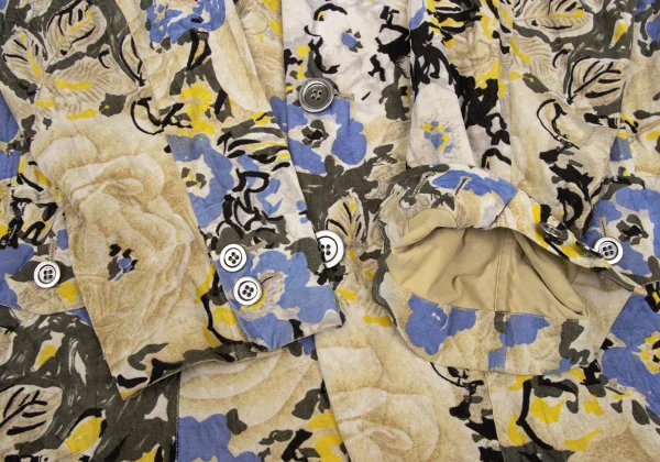 ISSEY MIYAKE Botanical Print Brushed Jacket K-172617_007