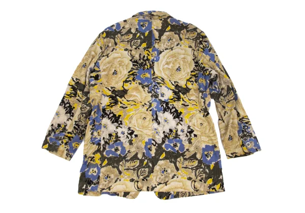 ISSEY MIYAKE Botanical Print Brushed Jacket K-172617_013