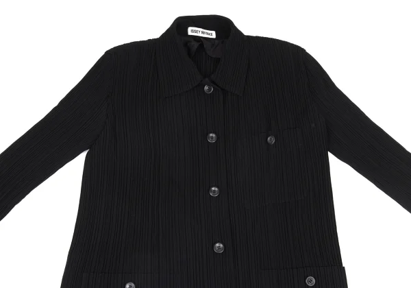 ISSEY MIYAKE Pleats Patch Pocket Jacket K-172618_003