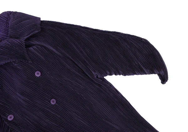 ISSEY MIYAKE Gradient Hem Double Half Coat K-172622_008