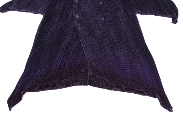 ISSEY MIYAKE Gradient Hem Double Half Coat K-172622_010