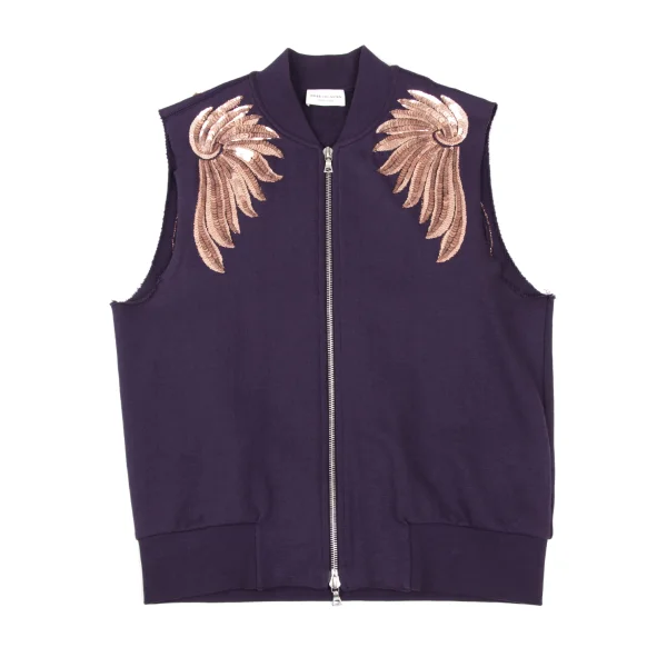 DRIES VAN NOTEN Sequin Wing Sleeveless Vest K-172624_002