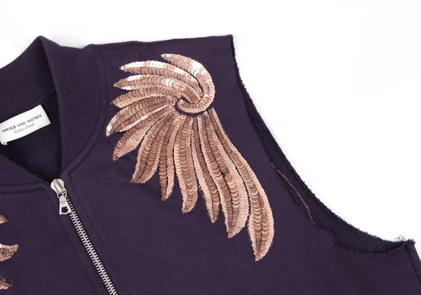 DRIES VAN NOTEN Sequin Wing Sleeveless Vest K-172624_007