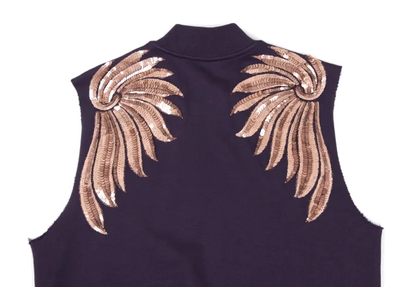 DRIES VAN NOTEN Sequin Wing Sleeveless Vest K-172624_014