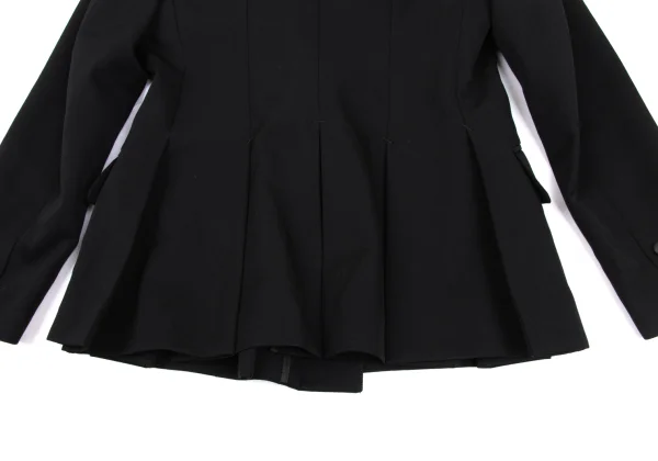 Jean Paul GAULTIER FEMME Wool Back Pleats Double Breasted Jacket K-172627_016