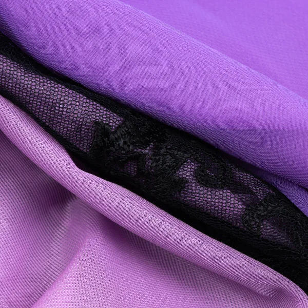COMME des GARCONS Lace Switching Layered Sheer Skirt K-172630_019