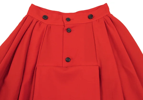 COMME des GARCONS Wool Lace Patch Skirt K-172631_005