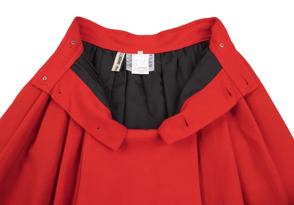 COMME des GARCONS Wool Lace Patch Skirt K-172631_007