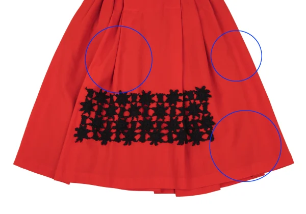 COMME des GARCONS Wool Lace Patch Skirt K-172631_008