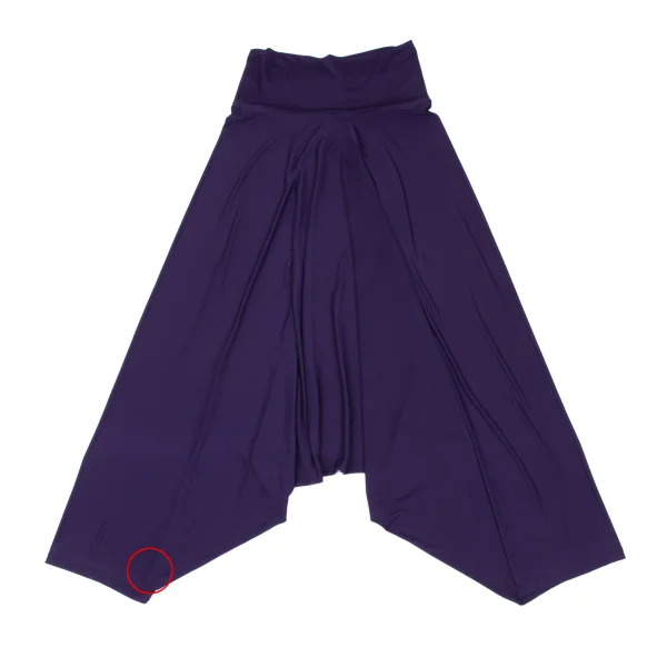 ISSEY MIYAKE Curved Seam Stretch Dropped Crotch Pants K-172635_011