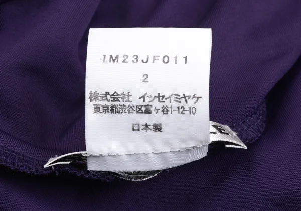 ISSEY MIYAKE Curved Seam Stretch Dropped Crotch Pants K-172635_014