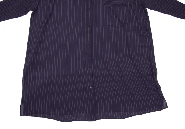 DRIES VAN NOTEN Silk Stripe Shirt Dress K-172638_008