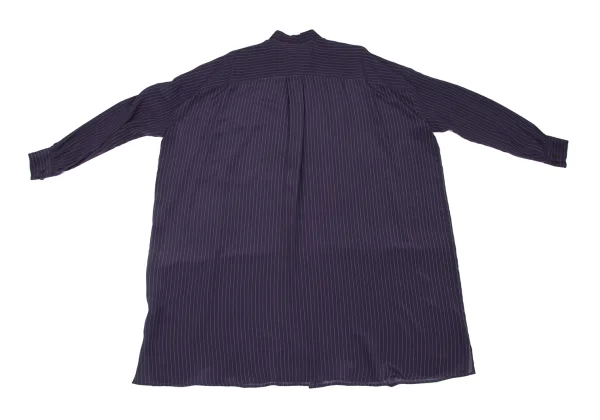 DRIES VAN NOTEN Silk Stripe Shirt Dress K-172638_011